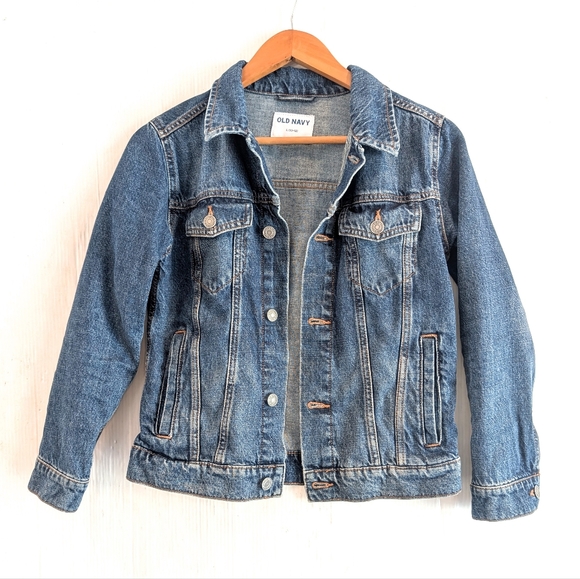 Old Navy Other - OLD NAVY Kids Boys Blue Denim Jacket Size 10/12